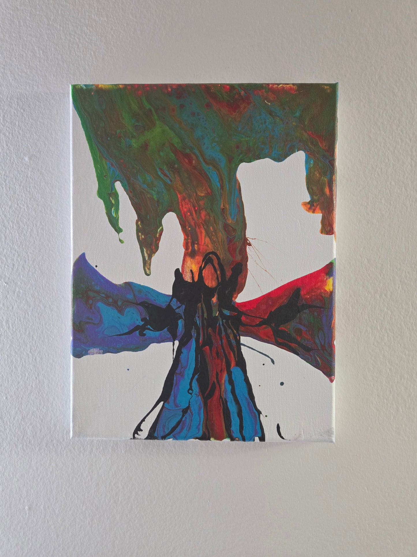 "The Wizard" - 9" x 12" acrylic on stretched canvas