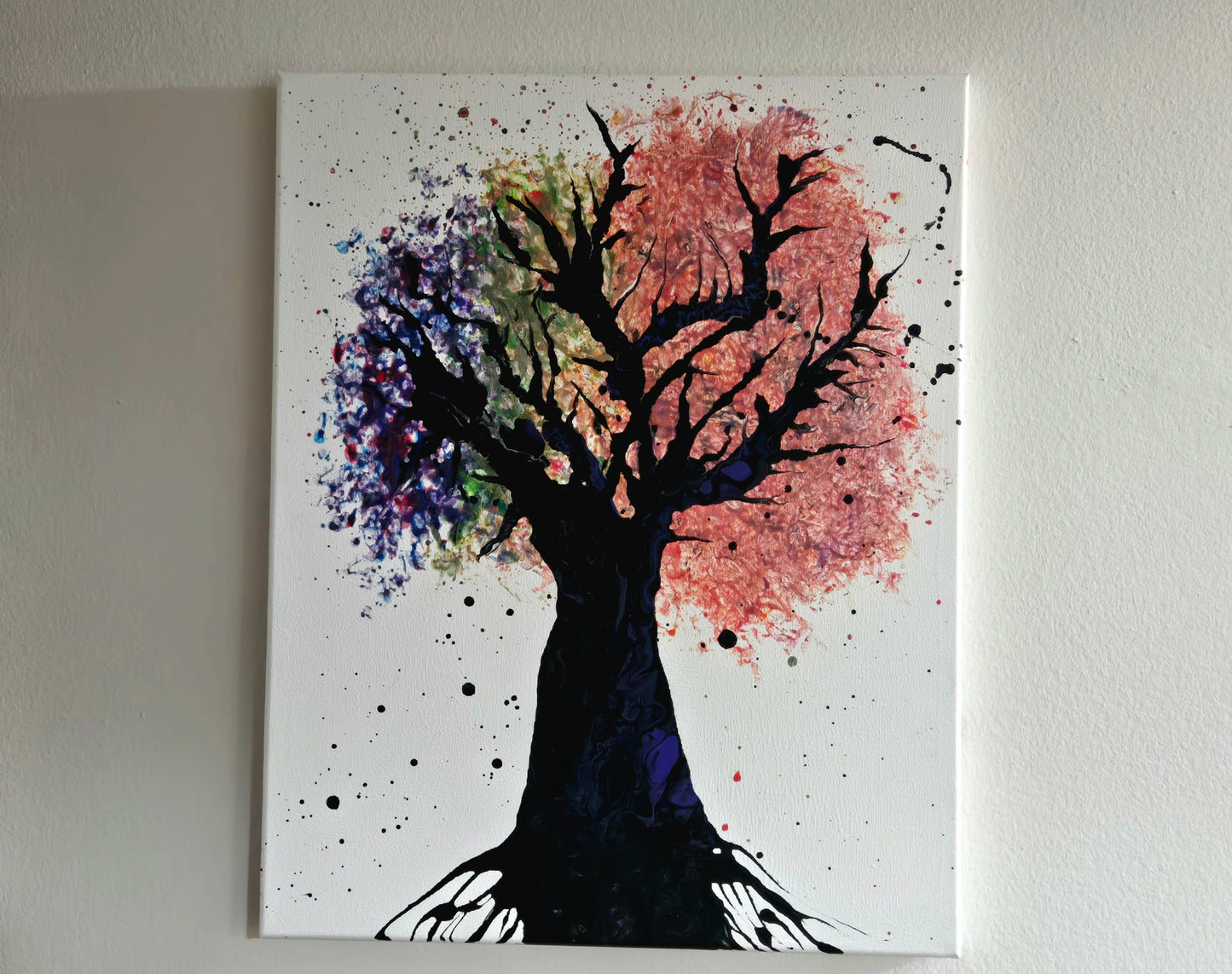 "Light Tree" - 16"x20" acrylic on canvas