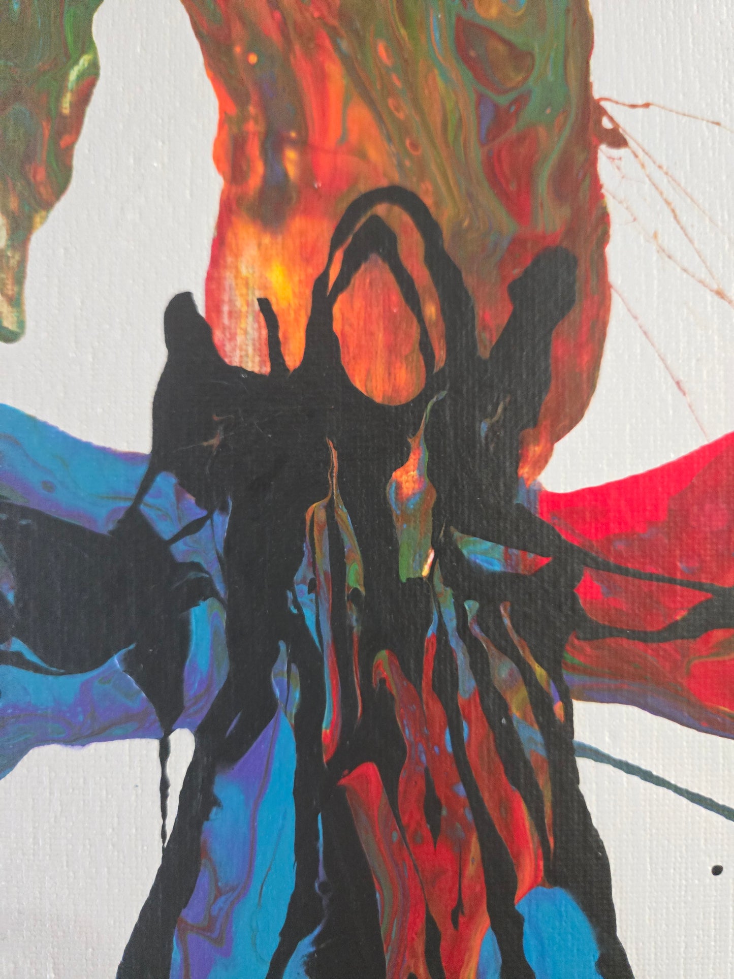 "The Wizard" - 9" x 12" acrylic on stretched canvas