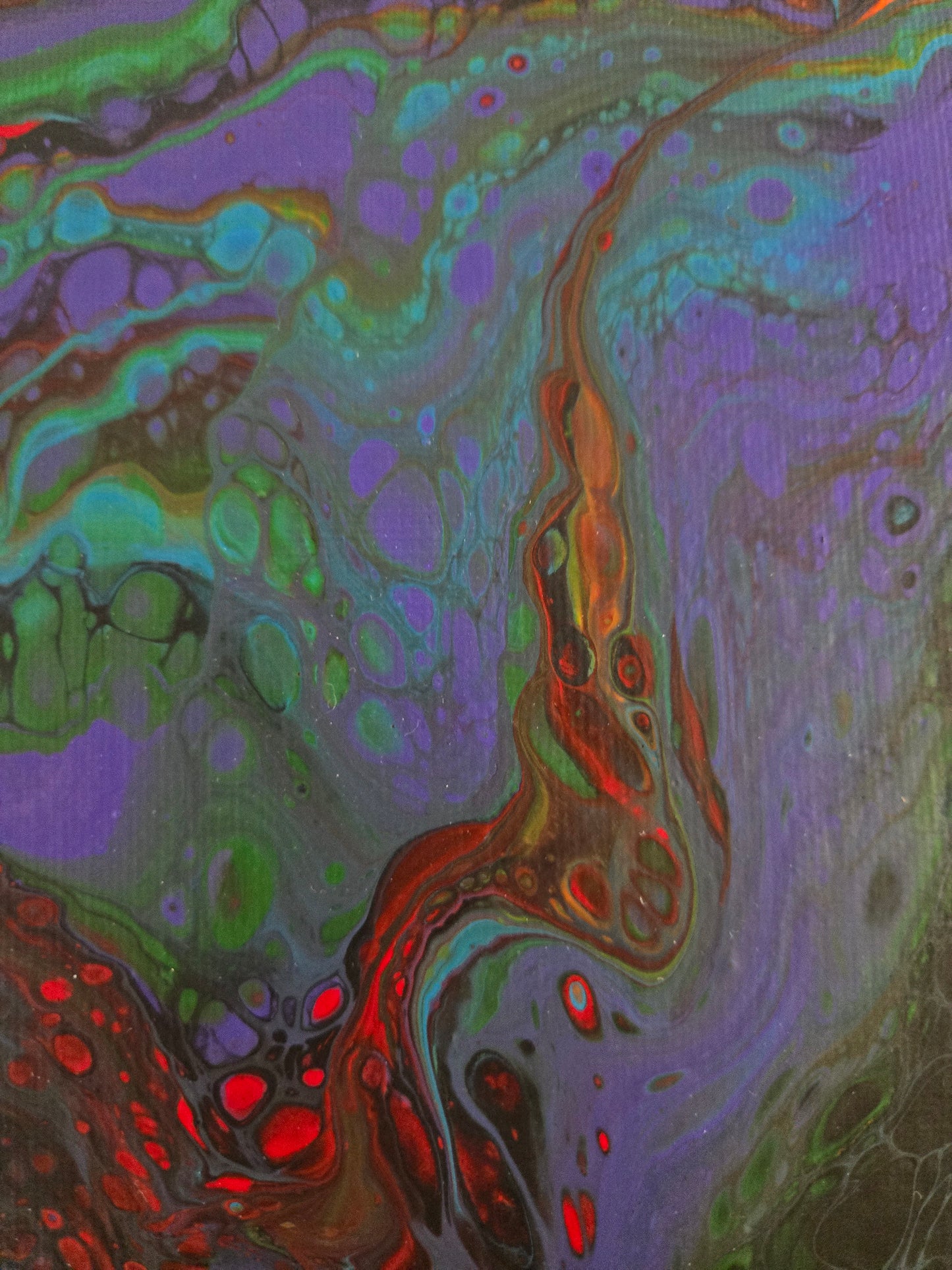 "Dream Surfing" - 8" x 10" acrylic on stretched canvas