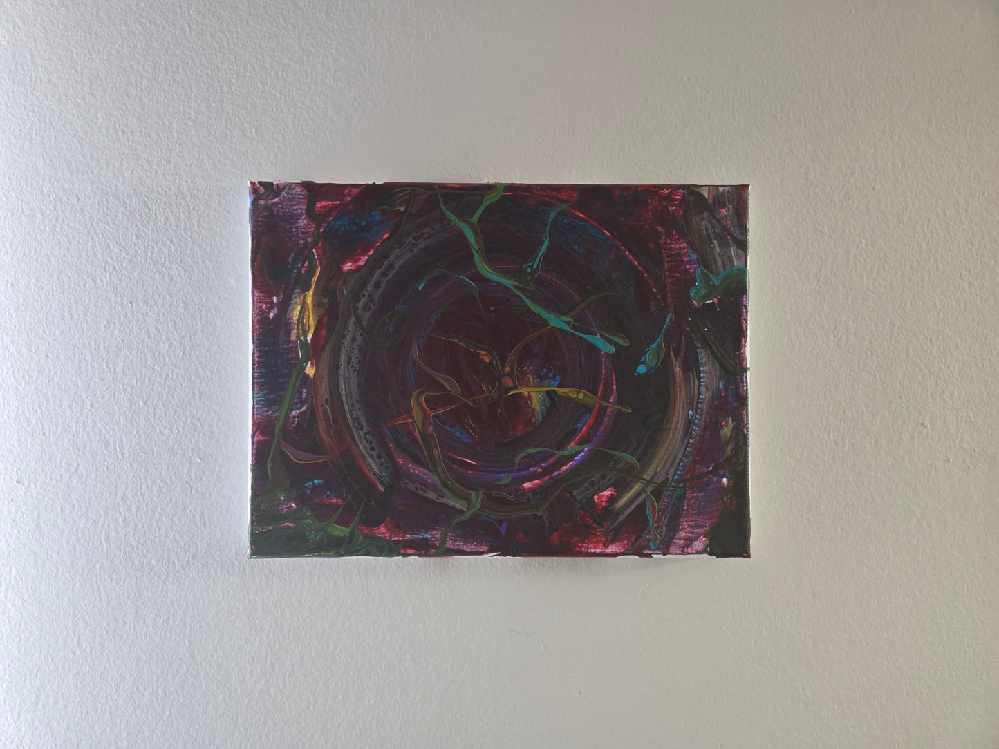 "Portal 7" - 9" x 12" acrylic on stretched canvas