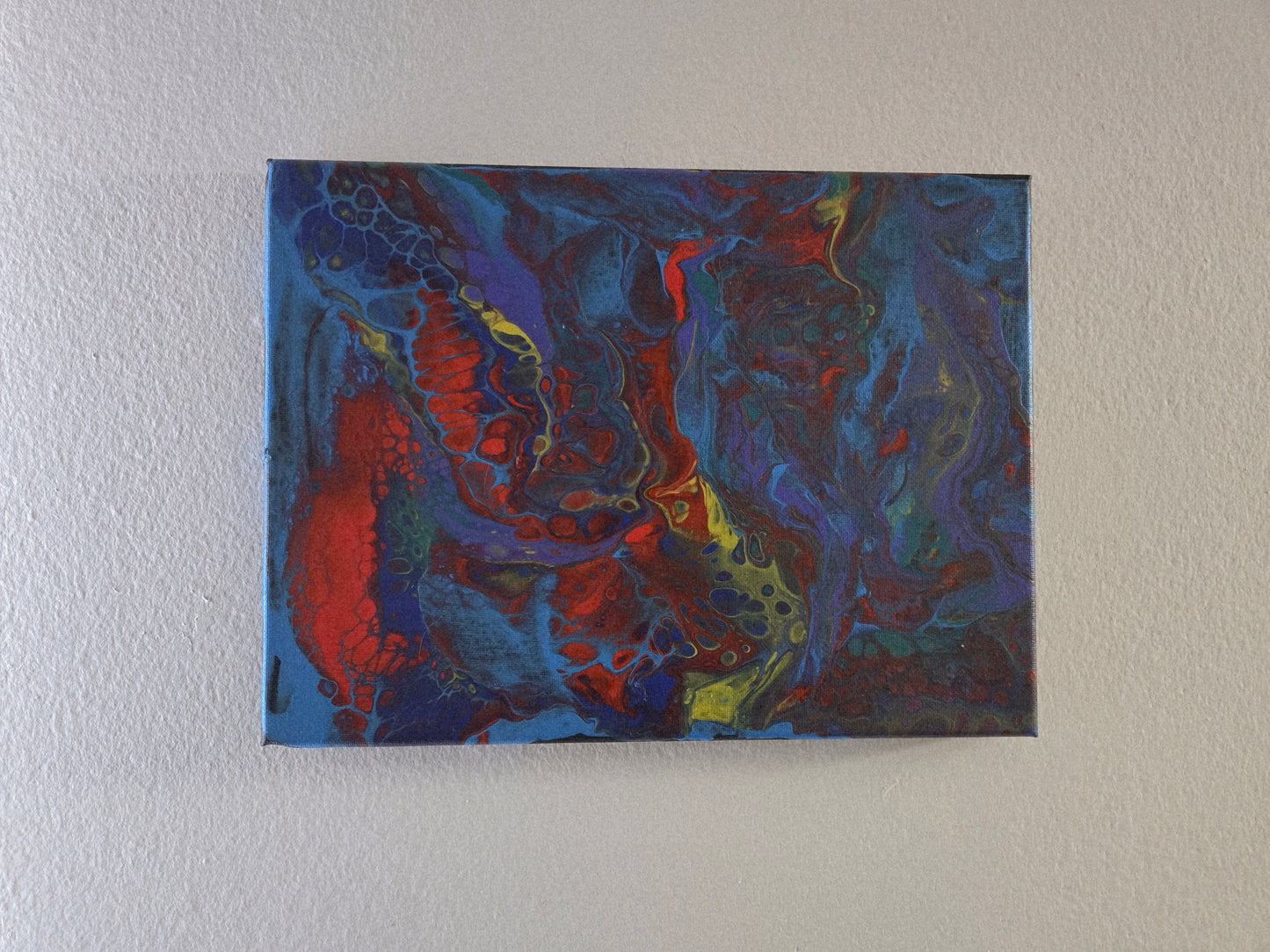 "Koi" - Original 9" x 12" acrylic painting on canvas.