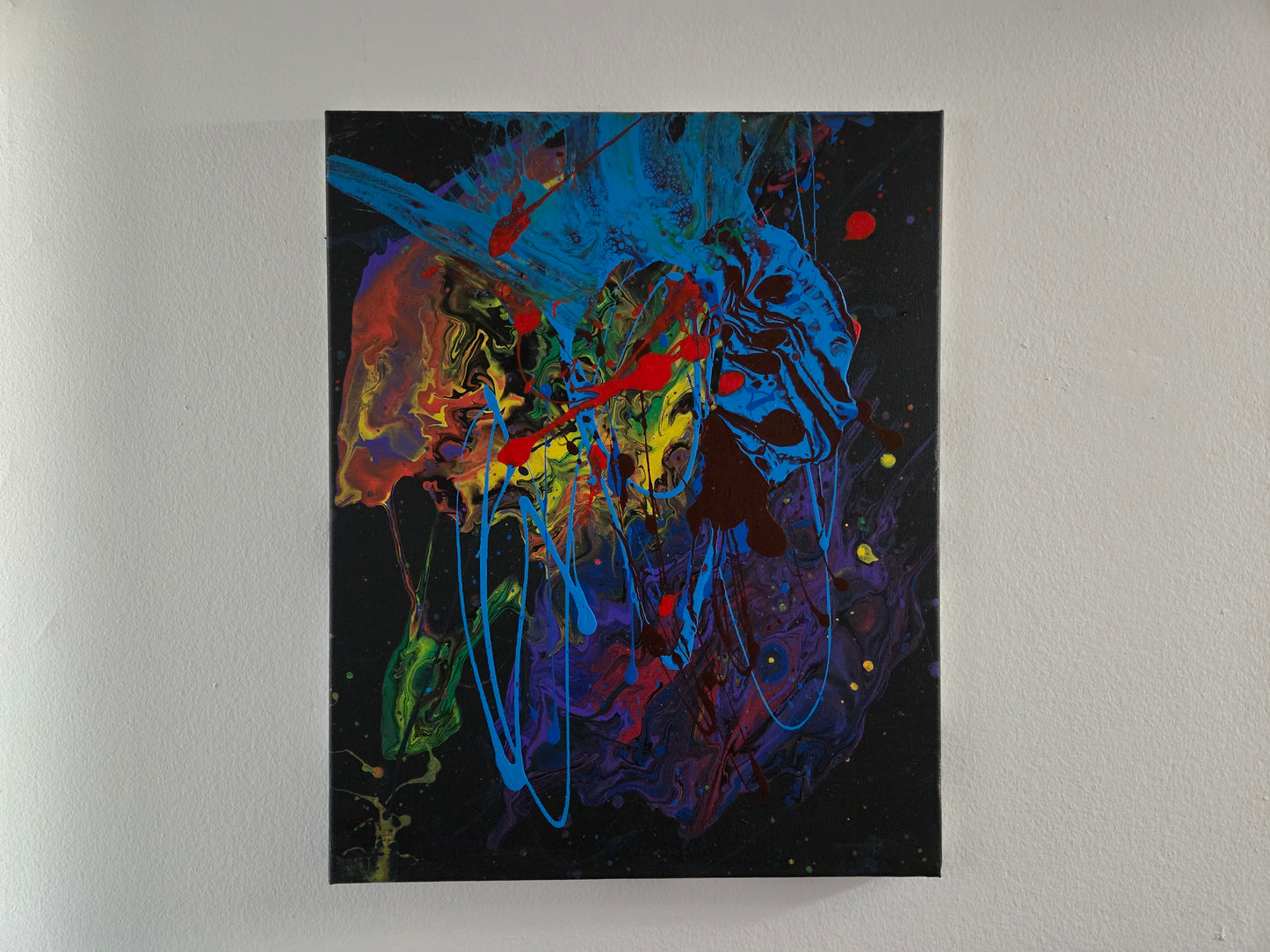 "Duo Lepidi" 16" x 20" Acrylic Painting on Stretched Canvas