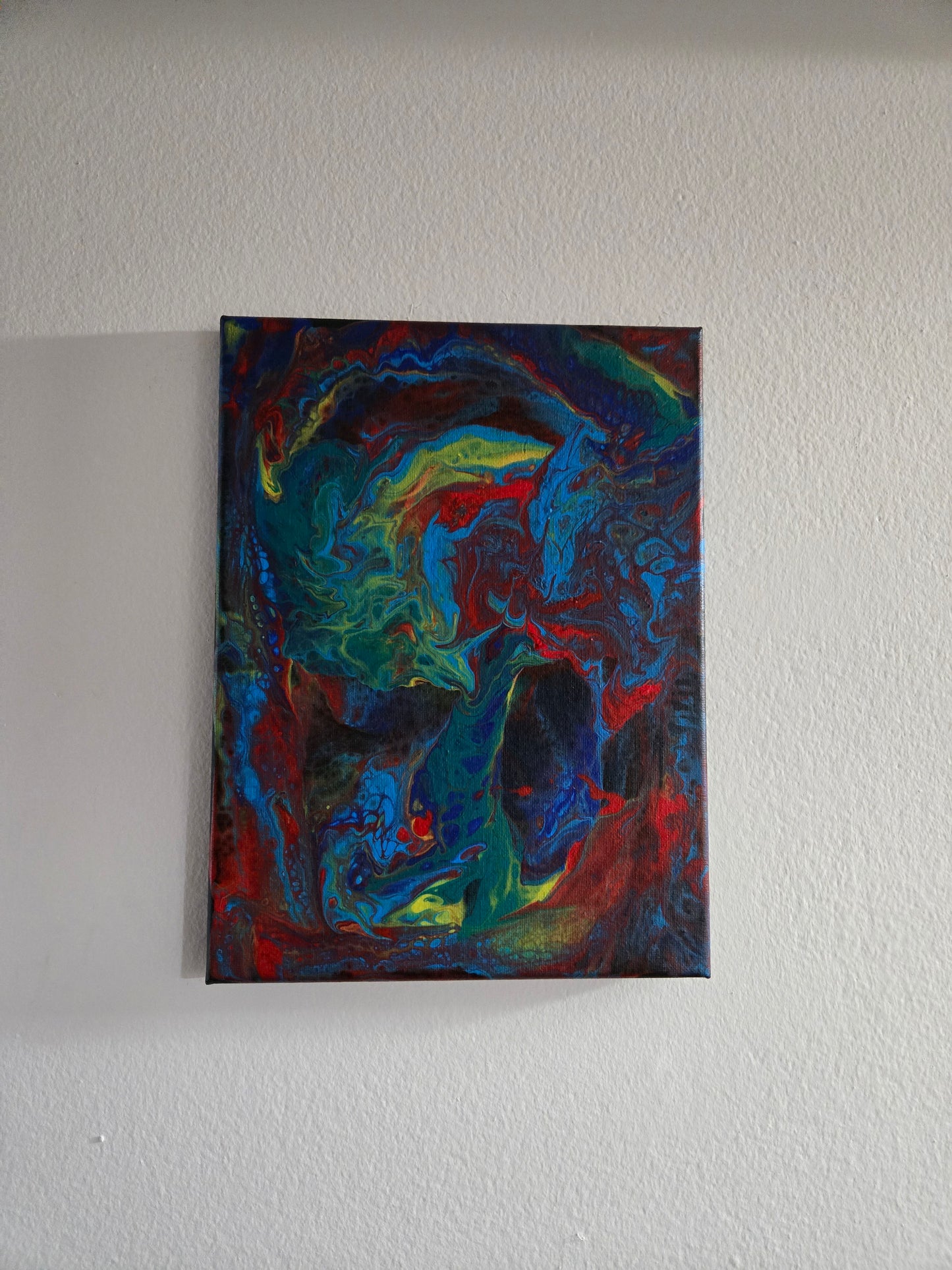 "Growth" - 9" x 12" acrylic on stretched canvas.