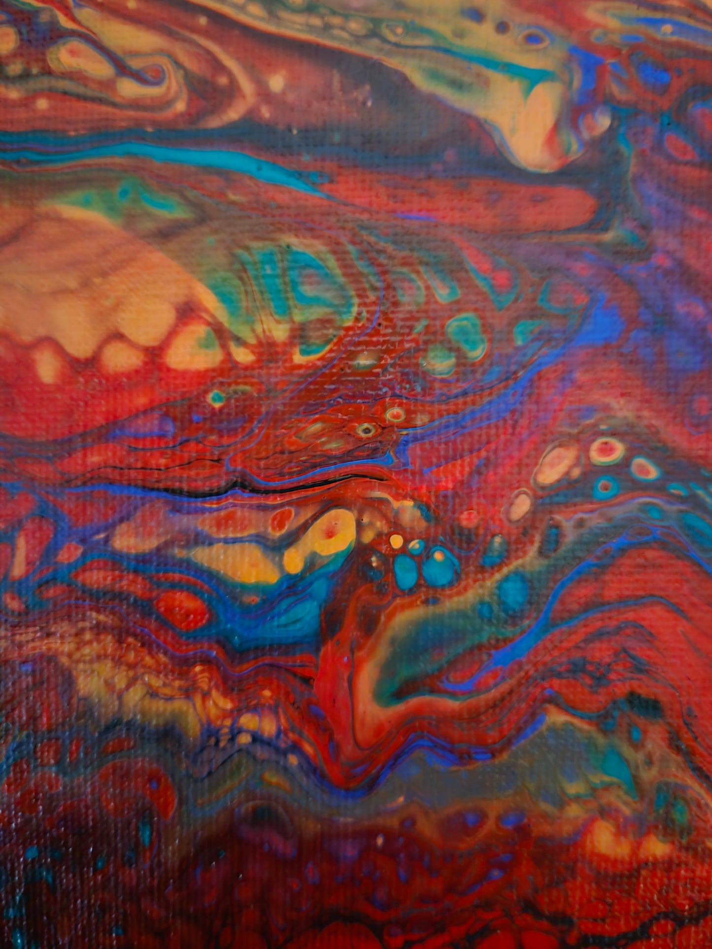 "Cosbow" - 9"x12" acrylic on canvas